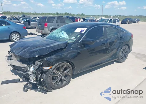 2019 Honda Civic Sport from USA, damaged, VIN 19XFC2F80KE041149